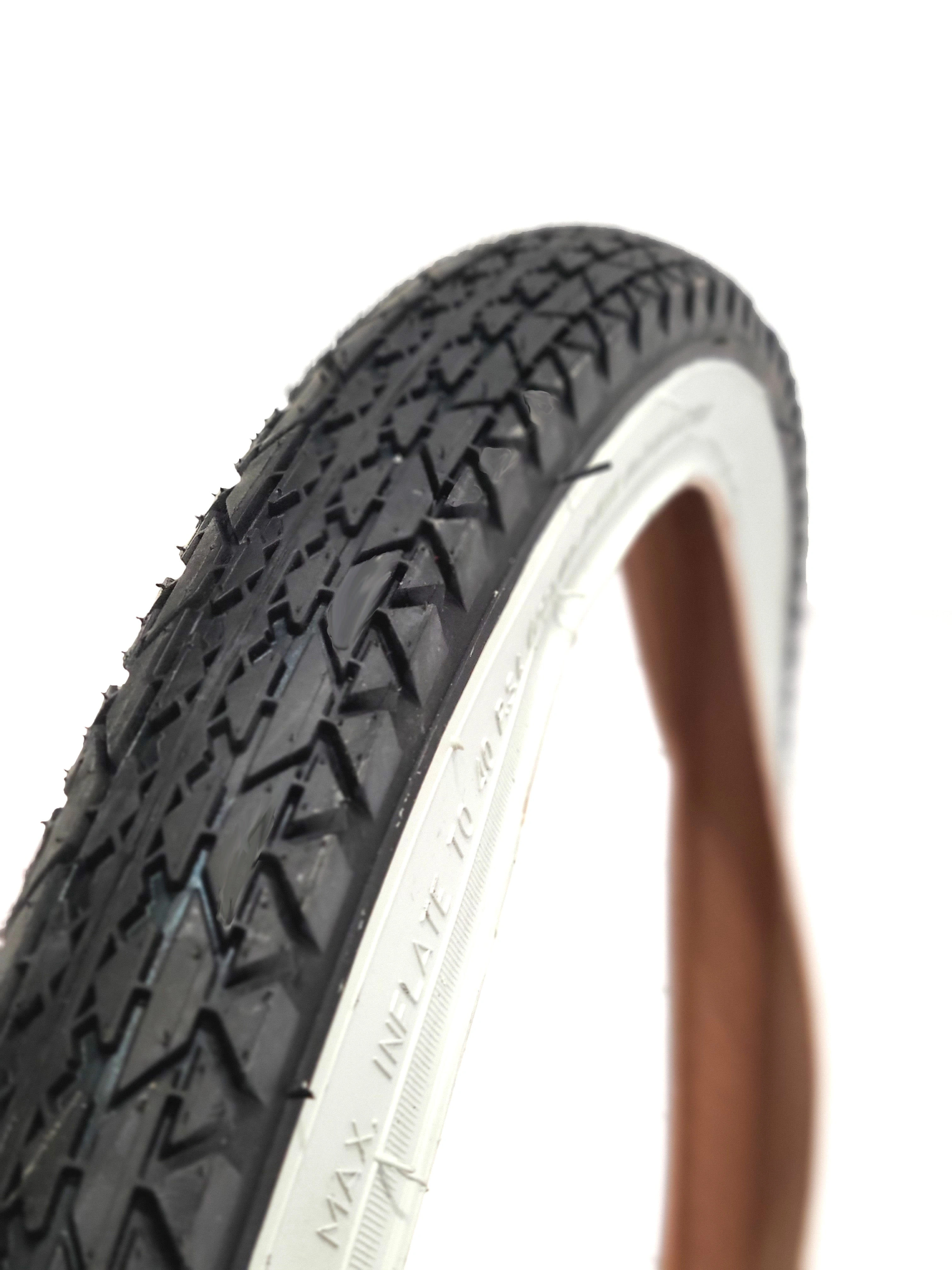 Black Beauty: Ride in Style with These White Sidewall Comfort Tyres - Simply Gorgeous!
